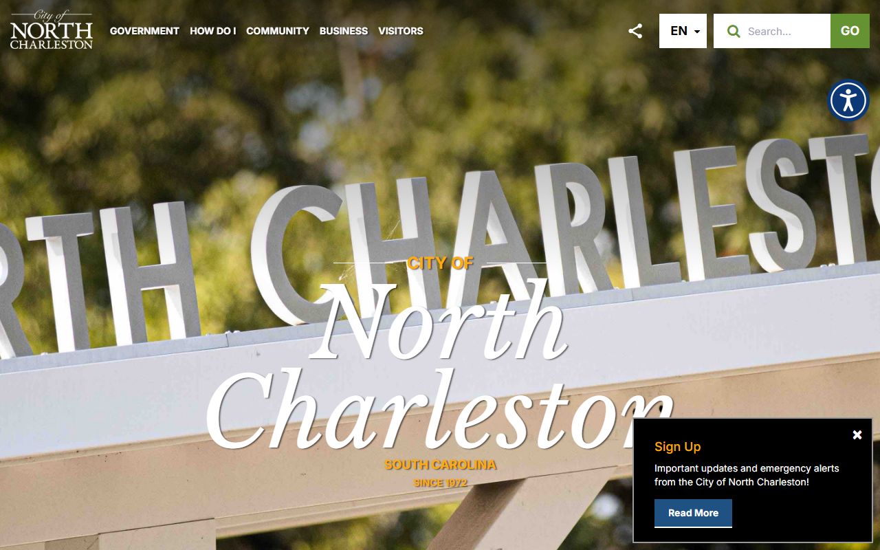 North Charleston Police Department website for recent arrest information