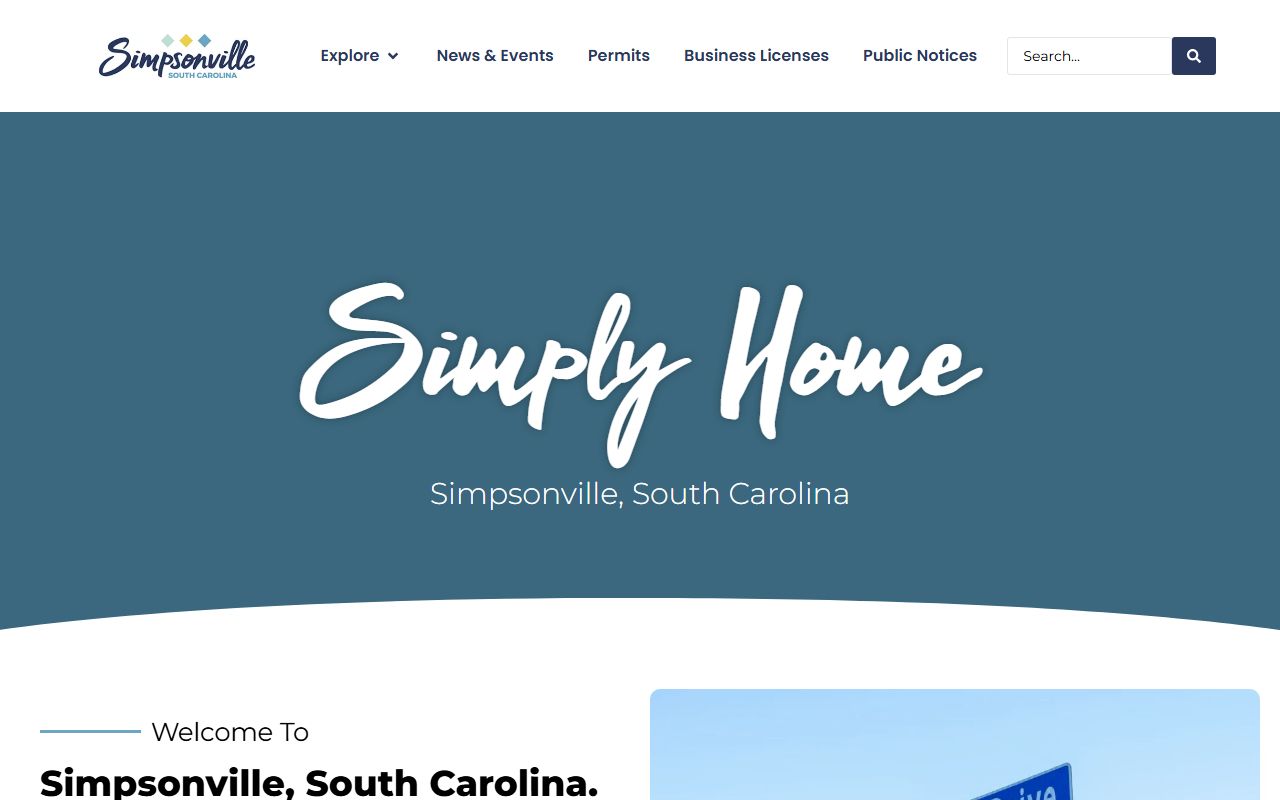 Simpsonville Police Department website for Simpsonville recent arrests and police services