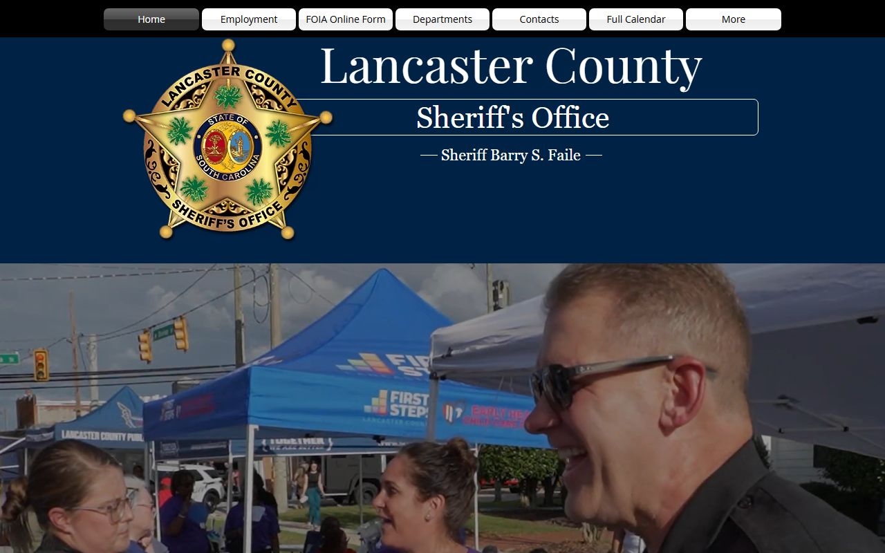 Lancaster County Sheriff's Office website for recent arrests