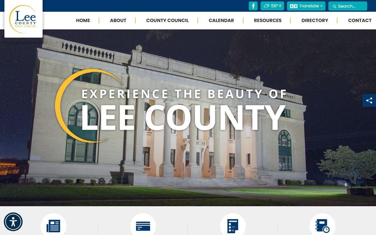 Lee County government website for recent arrests information